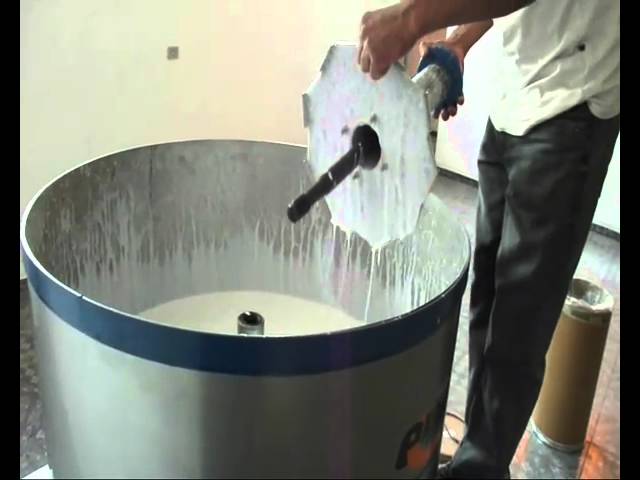 Disco dispersor para tintas mal fabricados em fábrica de leite