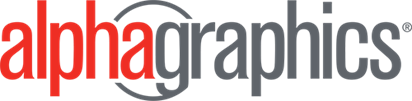Etiquetas logotipo alpha graphics