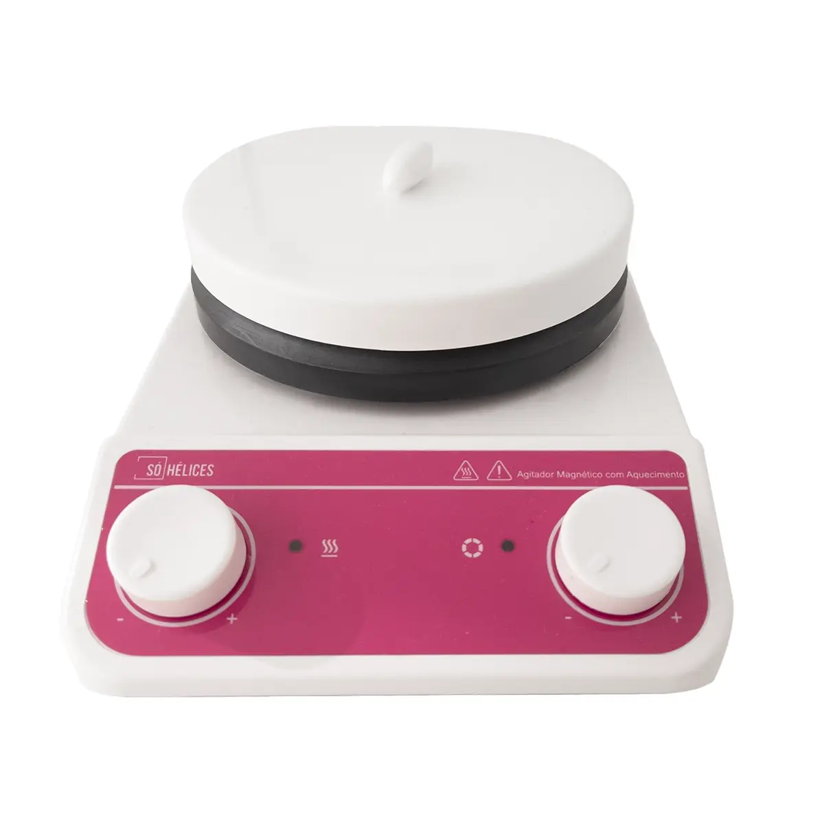 Agitador com peixinho e aquecimento para laboratório. Agitador Magnético com Aquecimento