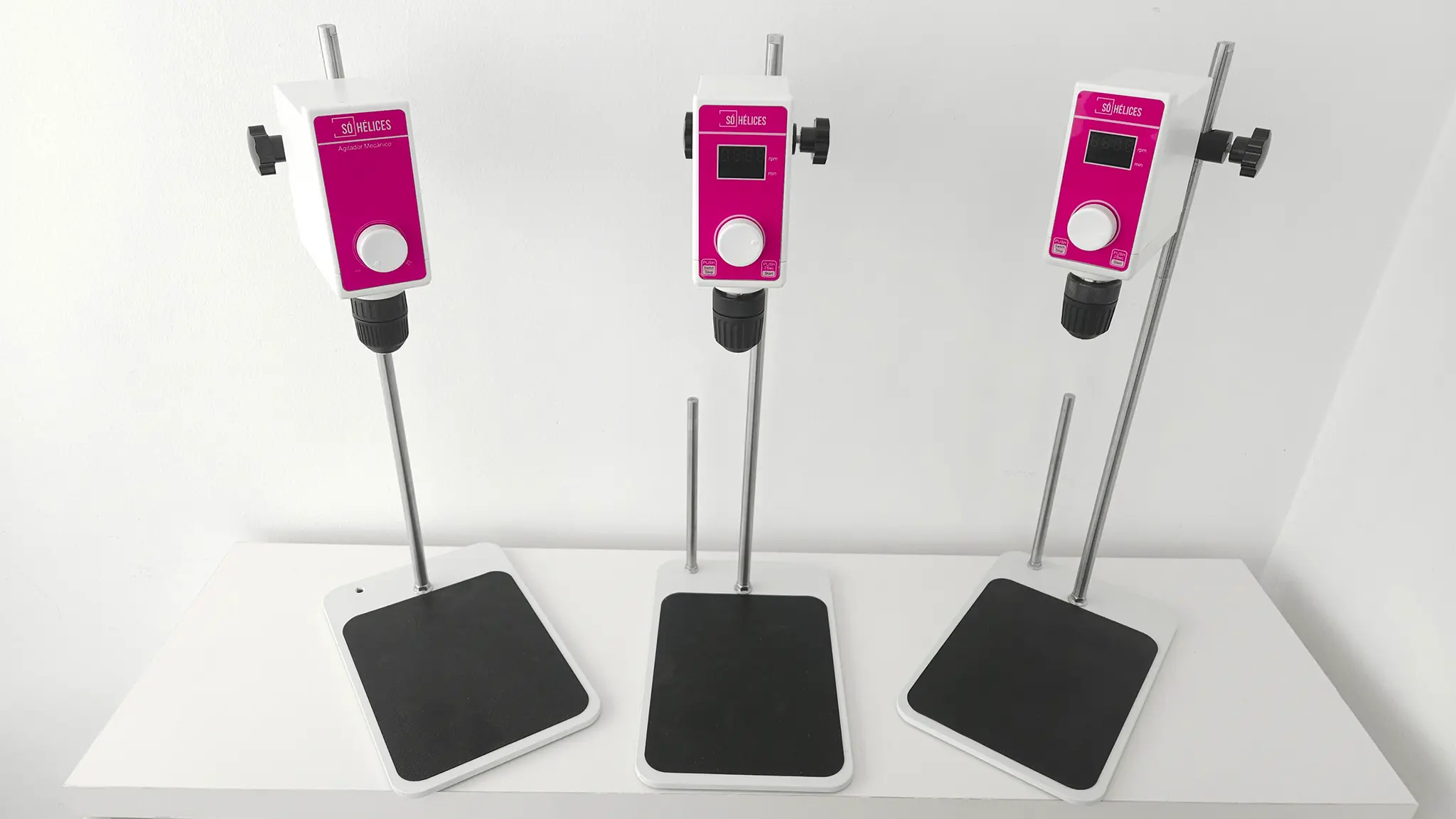 Agitadores mecânicos apresentados na Analitica Latin America 2025 Agitador mecânico SH10, SH15 e SH30 PRO lançados na Analitica Latina America 2025