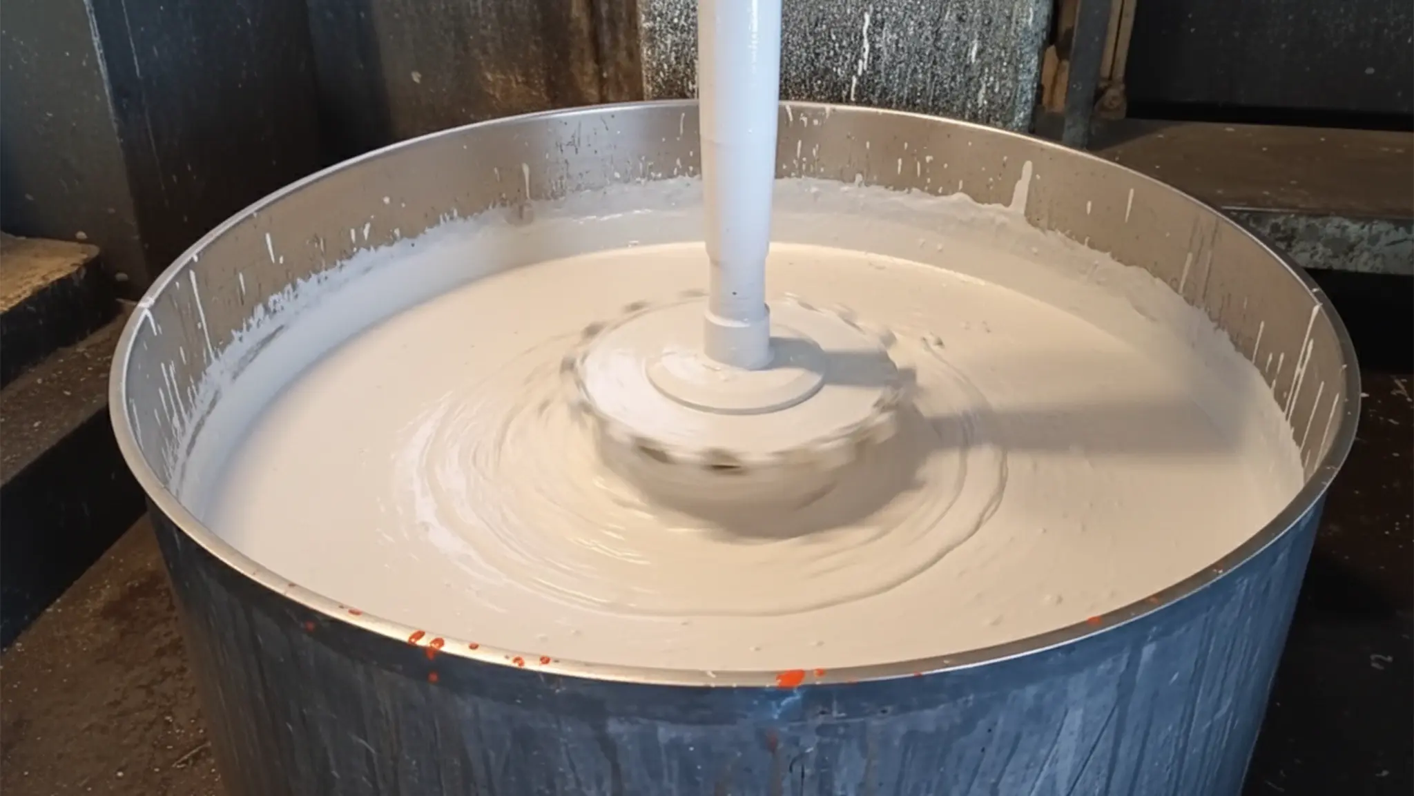 Hélice para tanque misturador de cremes e pastas em aço inox