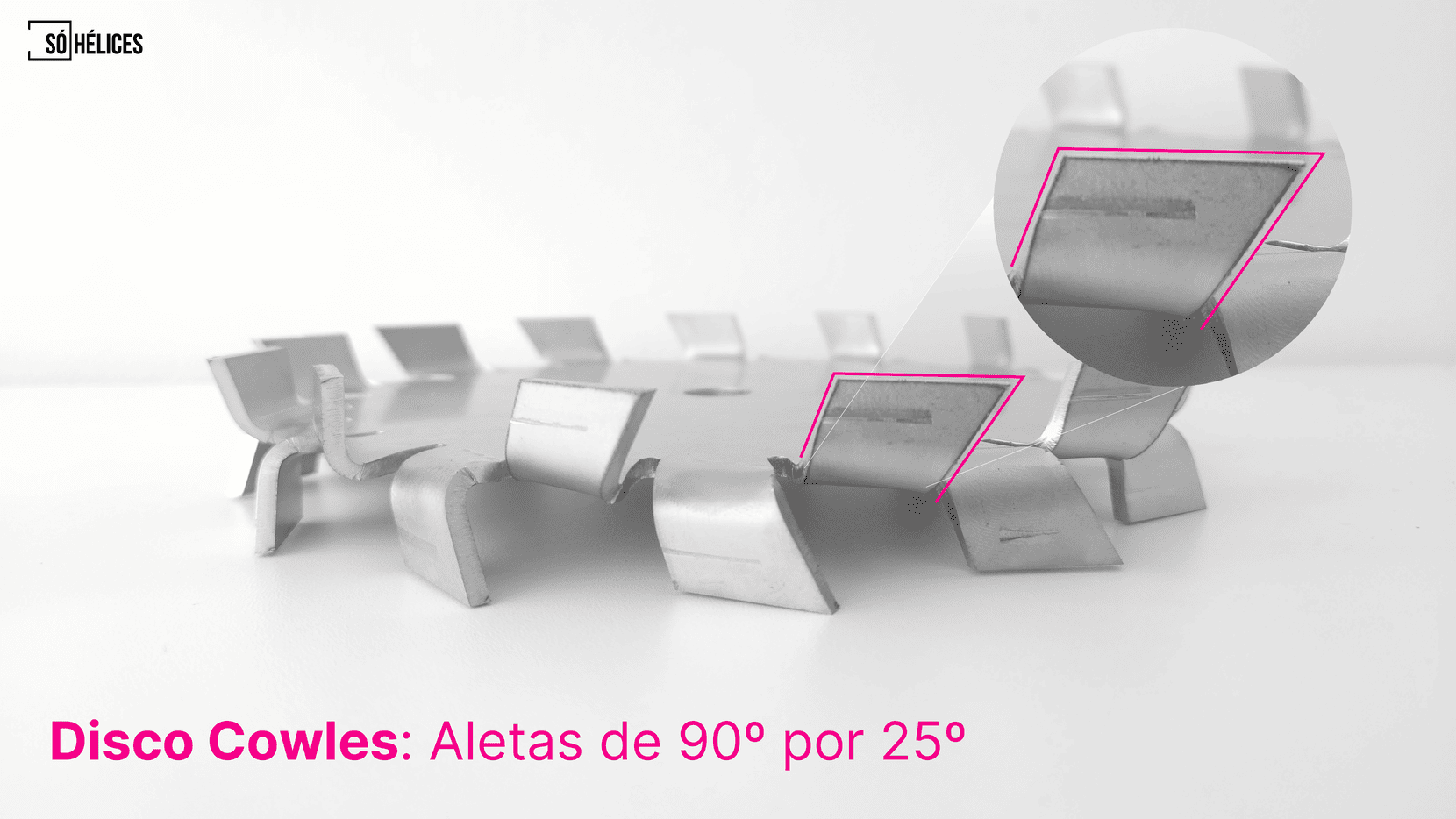 Disco cowles com aletas padrão