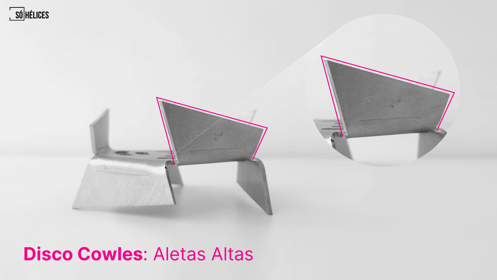 Disco Cowles com aletas altas