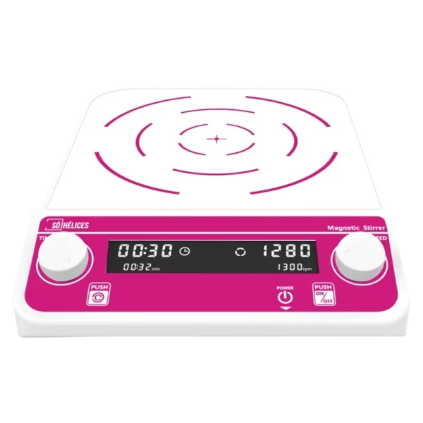 Agitador Magnético 10 litros – grande volumes com aquecimento – branco Agitador Magnético 10 litros - grande volumes com aquecimento - branco